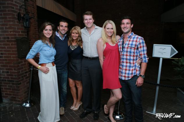 (L-R) Daniela Kelley, Mike Chabala, Katherine Kennedy, Grant Allen, Caroline Howe, and Chris Pontius (Photo: Alfredo Flores / REVAMP.com).